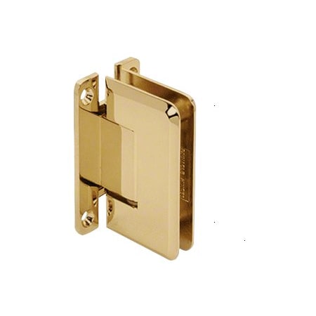 Cr Laurence Unlacquered Brass Plymouth Series Wall Mount 'H' Back Plate Hinge PLY037ULBR